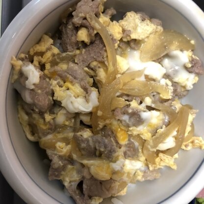 豚こまでまるで親子丼を食べてる感じで美味しかったです！